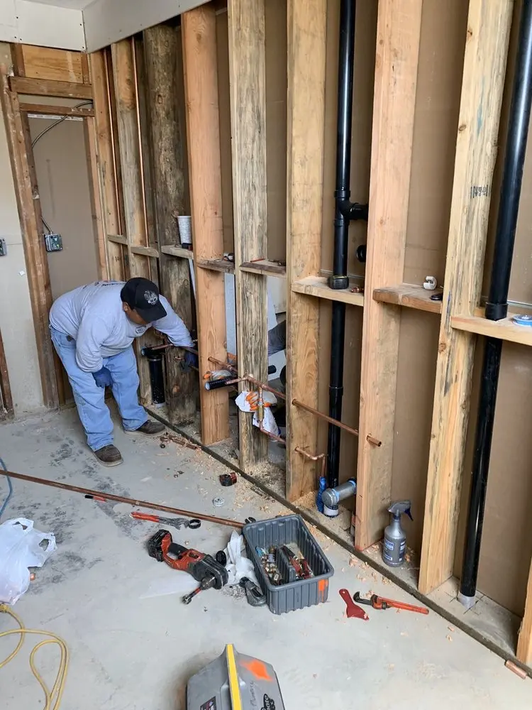 Commercial rough-in plumbing for Gas Line Repair in Northside